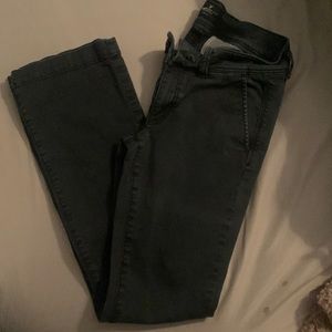 American Eagle Kick Boot navy pants. Size 00 short. Like new.